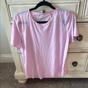 Strawberry Milkshake Sculpt Tee Lululemon size 12
